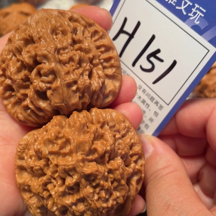 文玩核桃把件H151官帽50