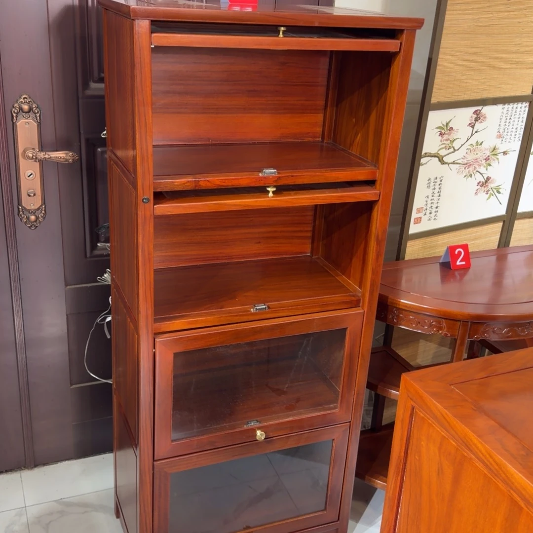 花梨木类成套家具刚果花梨65乘38高152玻璃酒柜