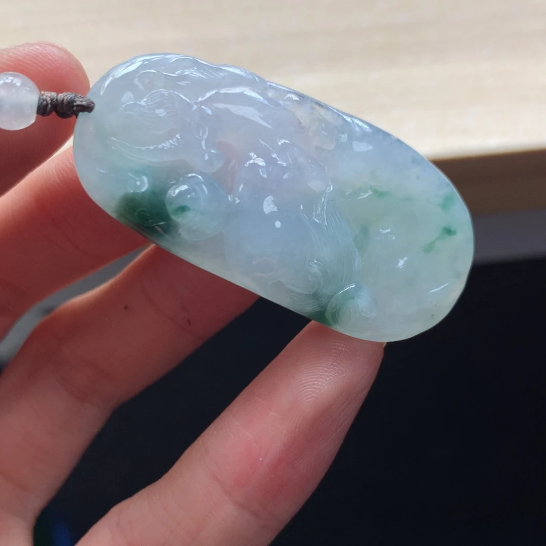 颈饰未镶嵌翡翠吊坠