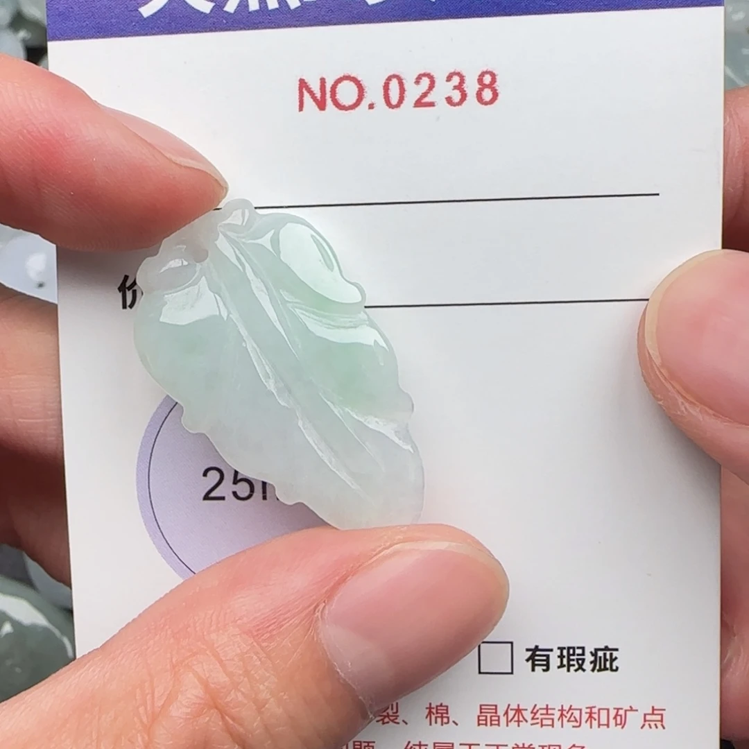 翡翠未镶嵌颈饰238