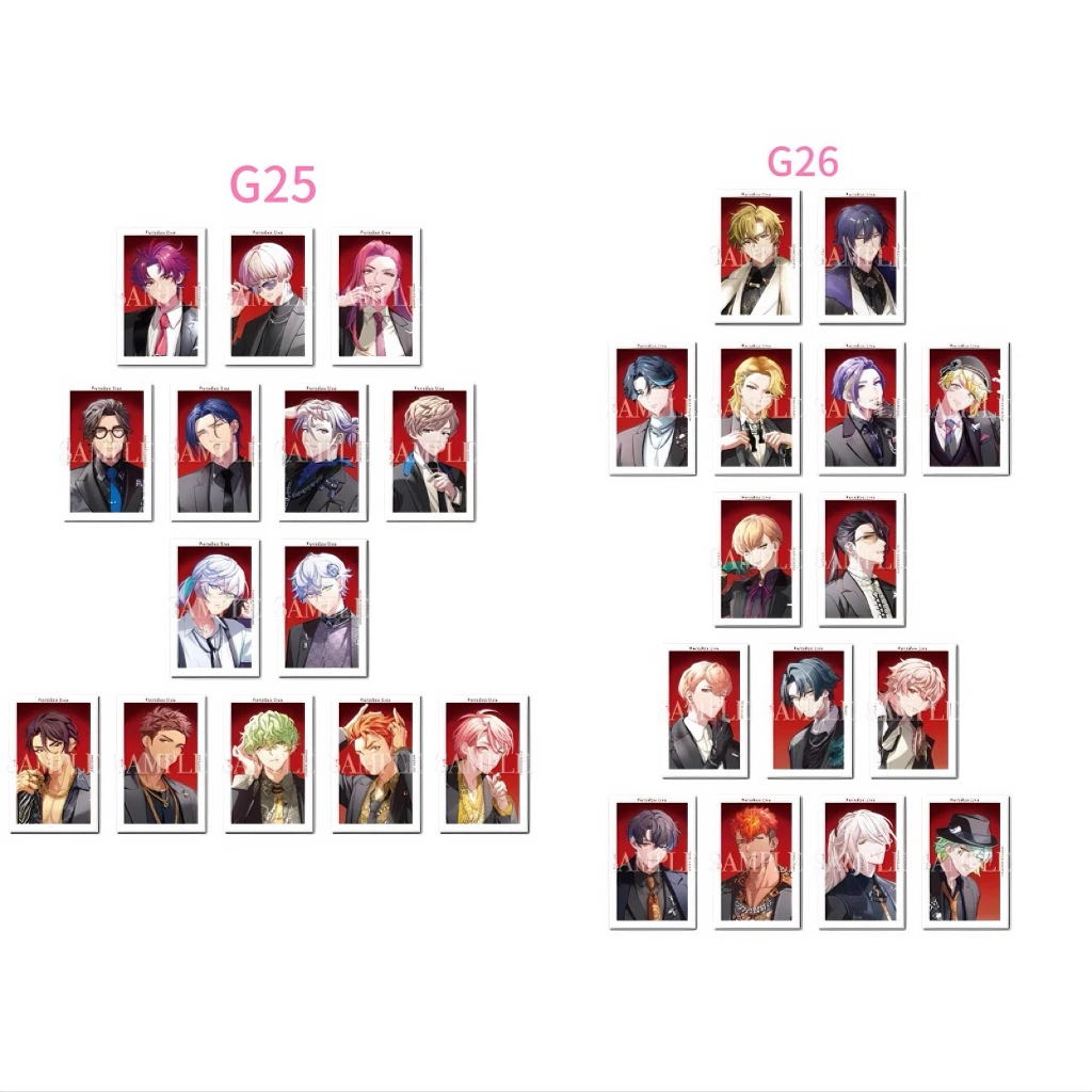 Paradox Live PL 四周年限定小卡G25.G26收藏盲袋