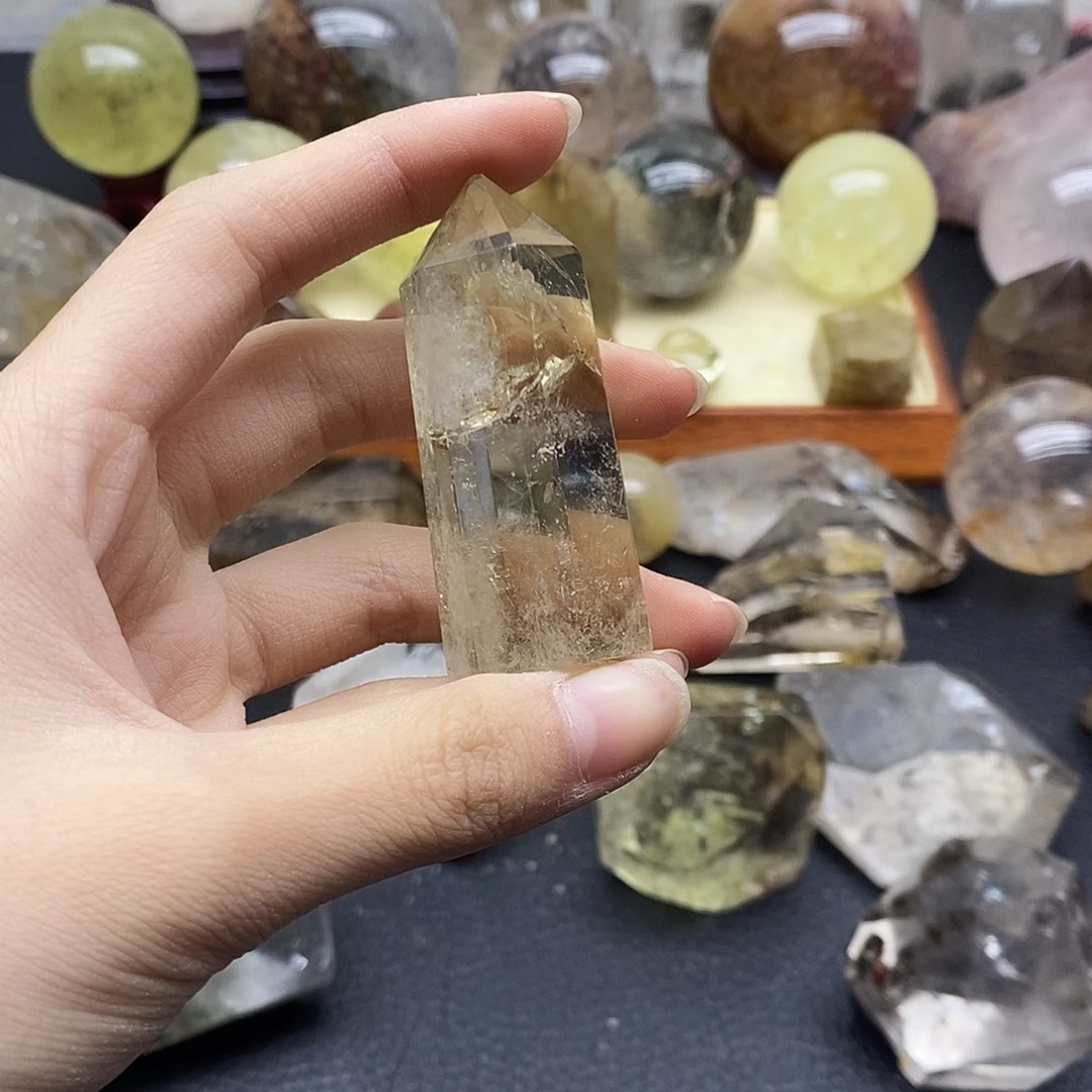 珠宝半成品水晶未镶嵌215水晶石