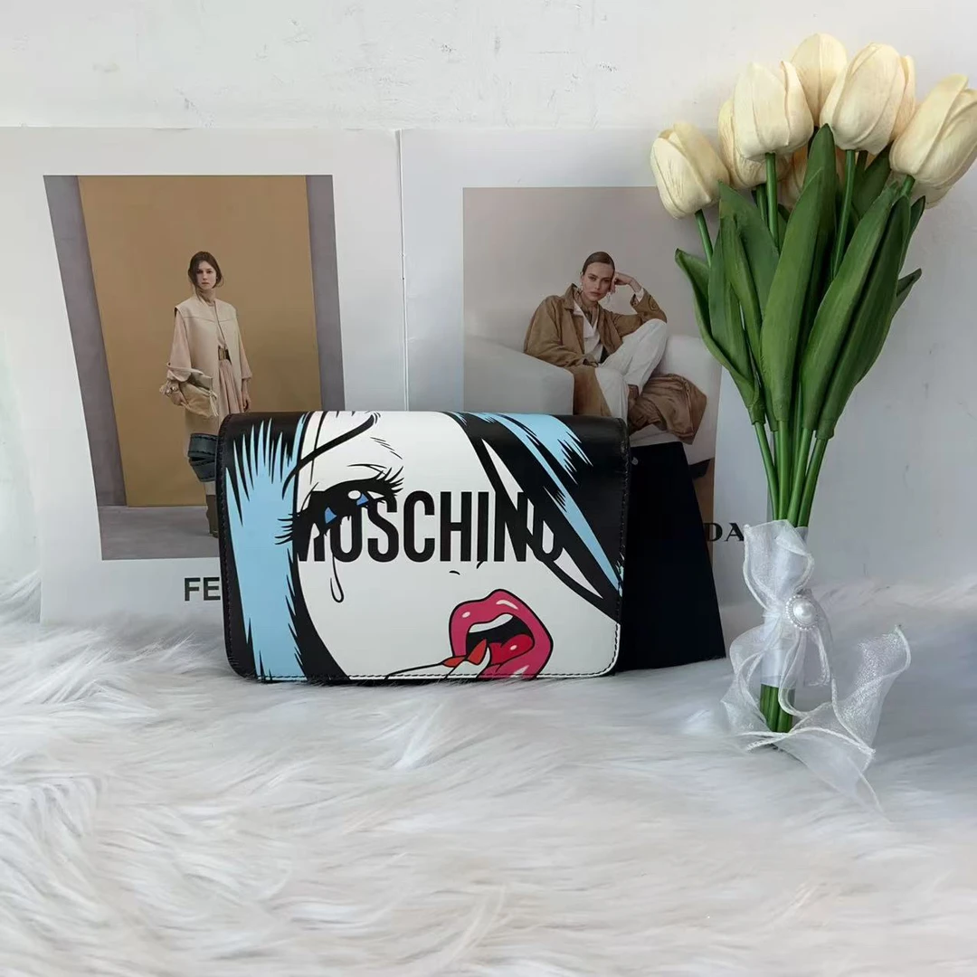 99新 MOSCHINO 莫斯奇诺百搭款动画单肩包