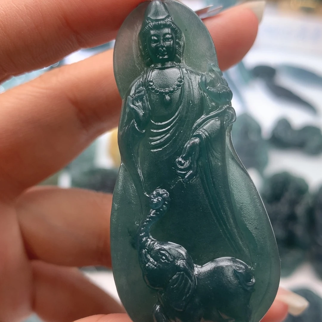 定制翡翠未镶嵌毛货不退不换