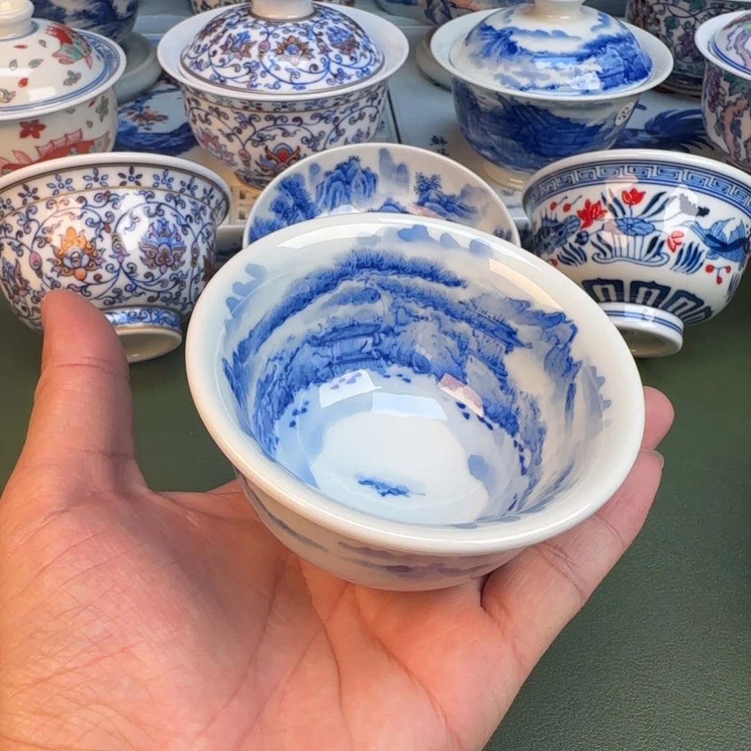 纯手工纯手绘茶具85