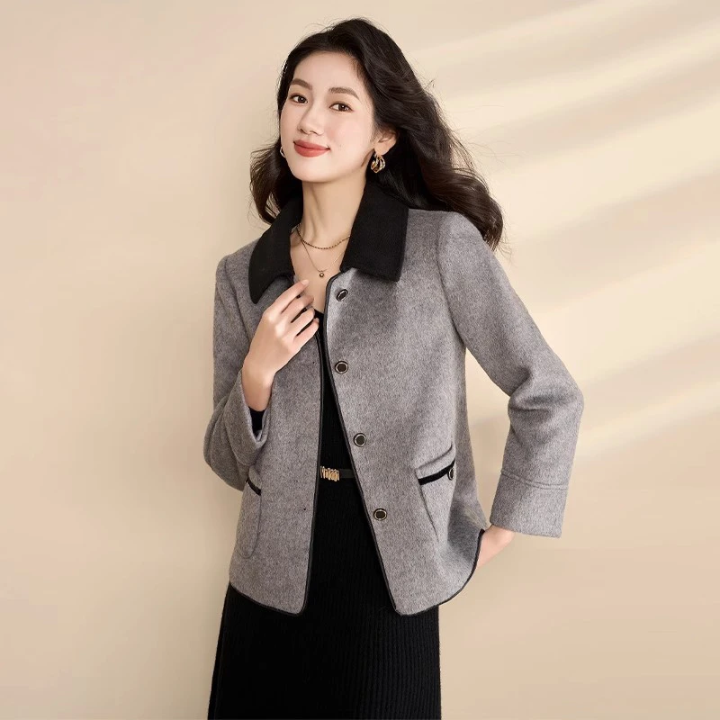 拉夏贝尔小香风洋气外套女2025新款爆款春秋高级感高端气质短上衣