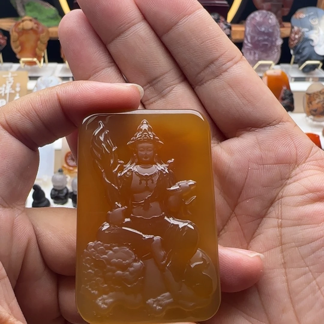 清***夏未镶嵌颈饰玛瑙/玉髓