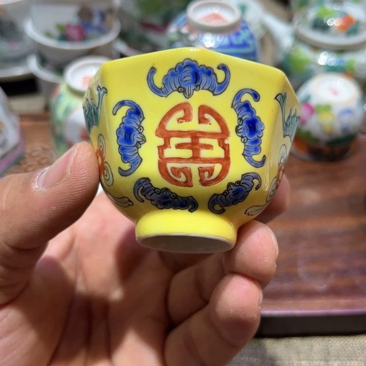 纯手绘精品盖碗杯