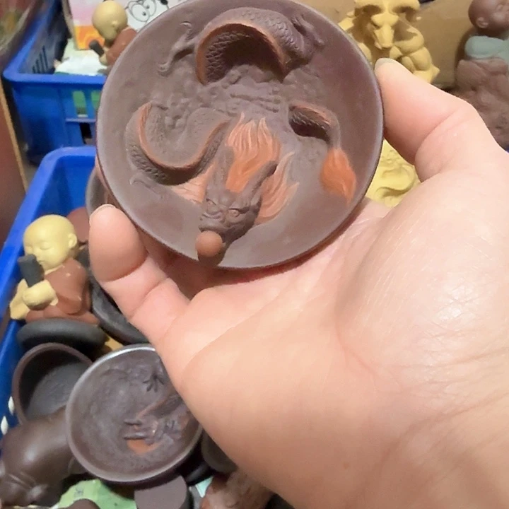 紫砂茶宠虎**号雕塑瑕疵茶宠