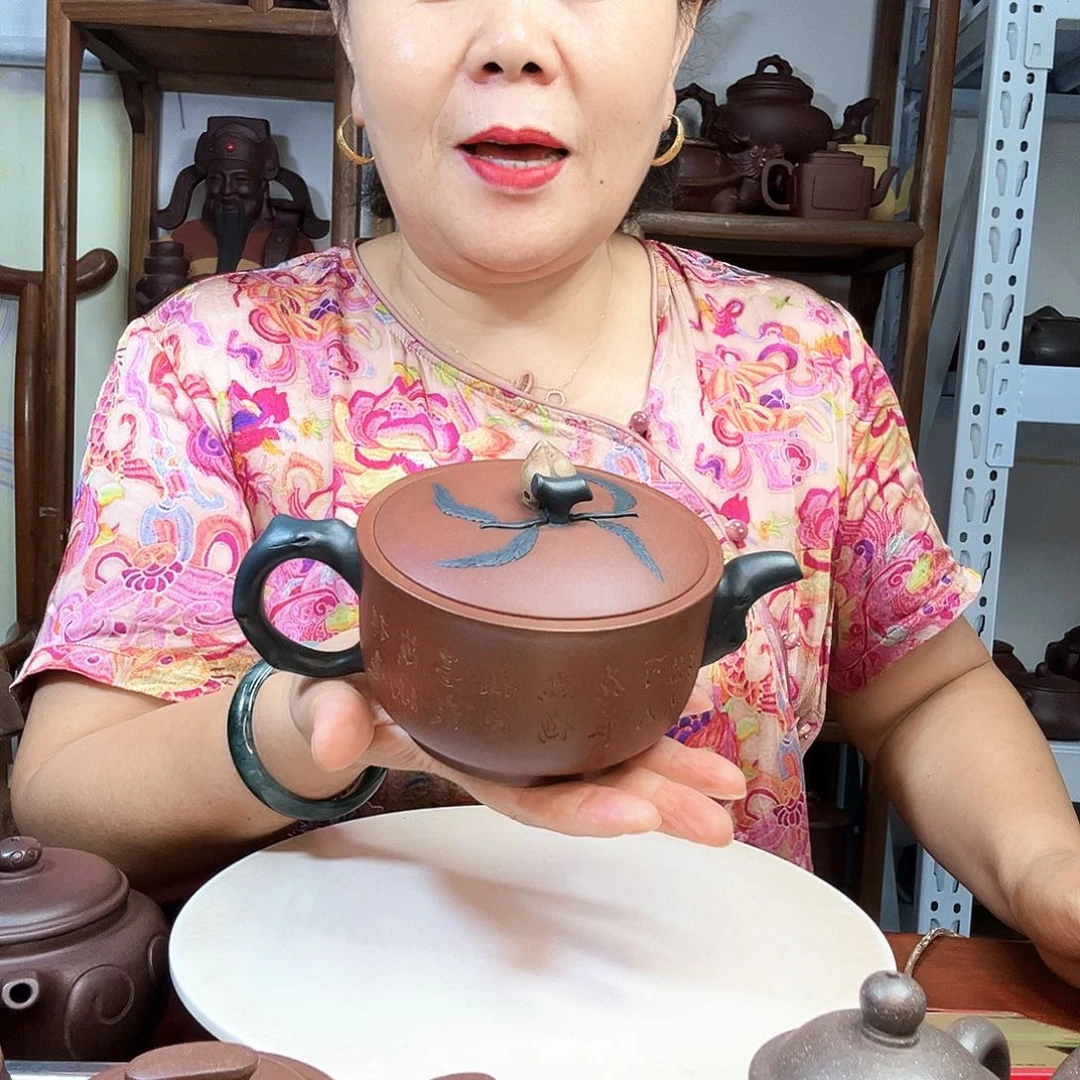 茶壶紫砂菩*树紫砂壶泡茶