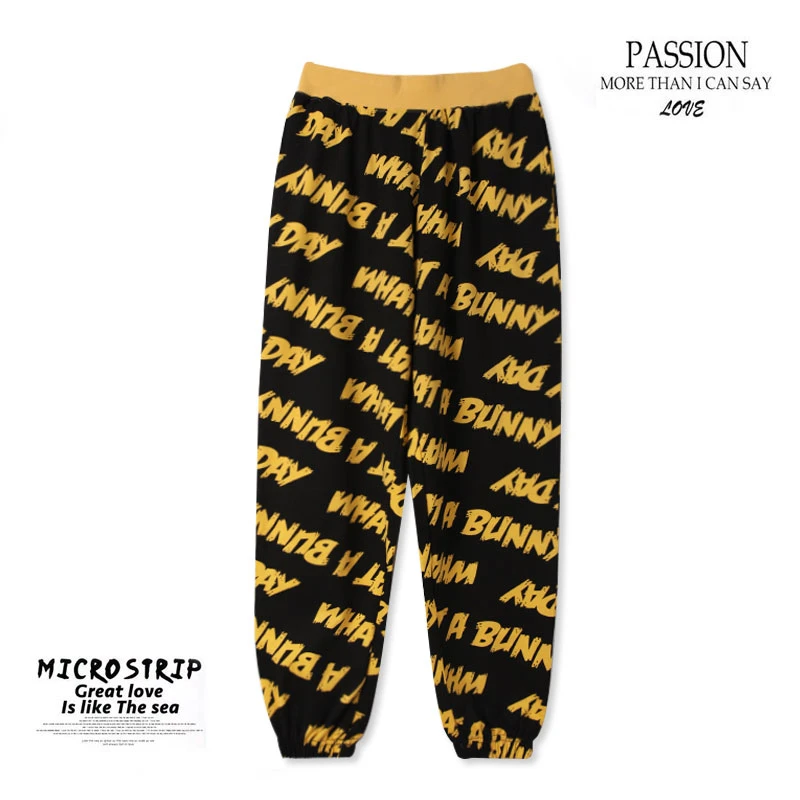 BB875 春季男士全棉家居裤印花睡裤 宽松舒适休闲长裤（可外穿）