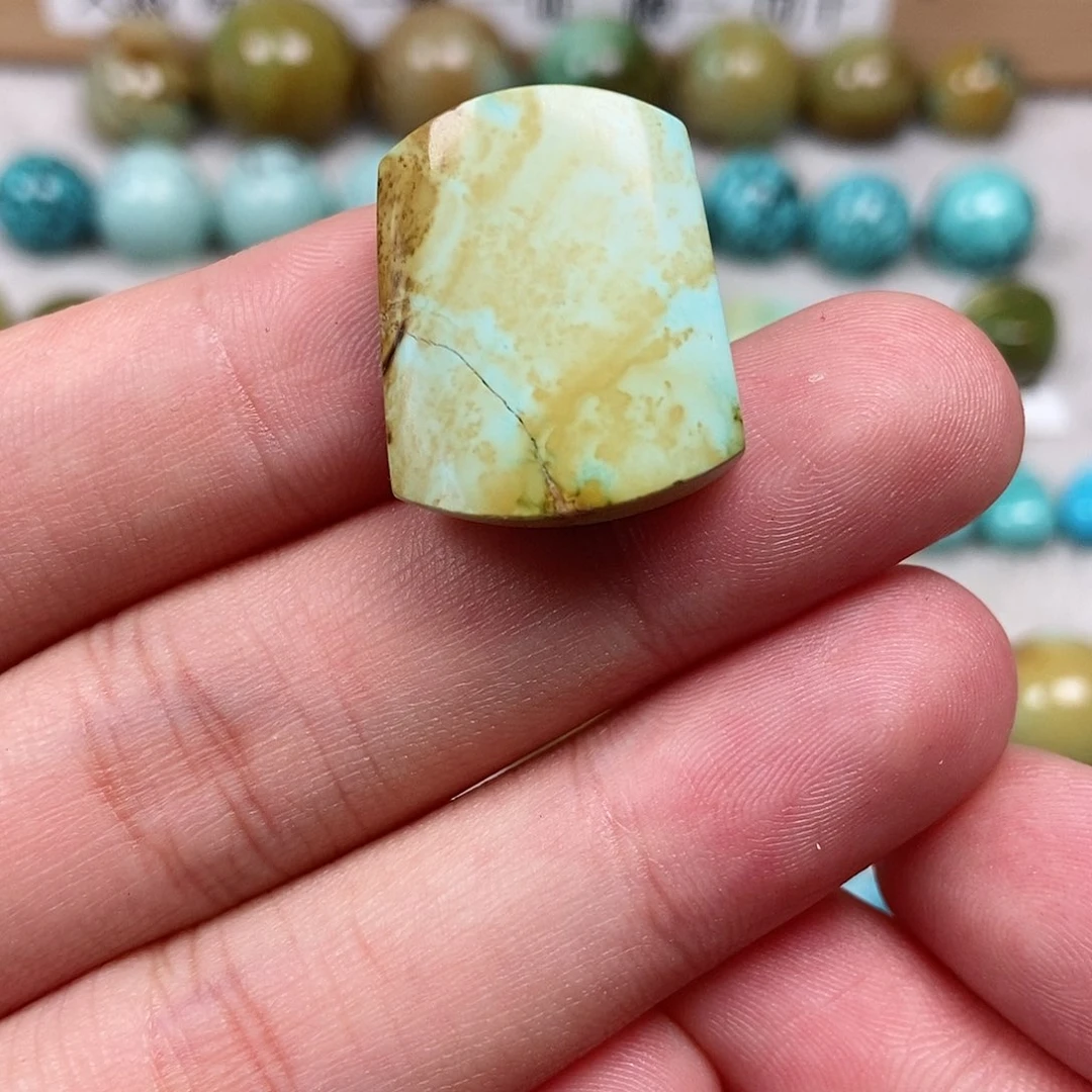 未镶嵌绿松石珠宝半成品