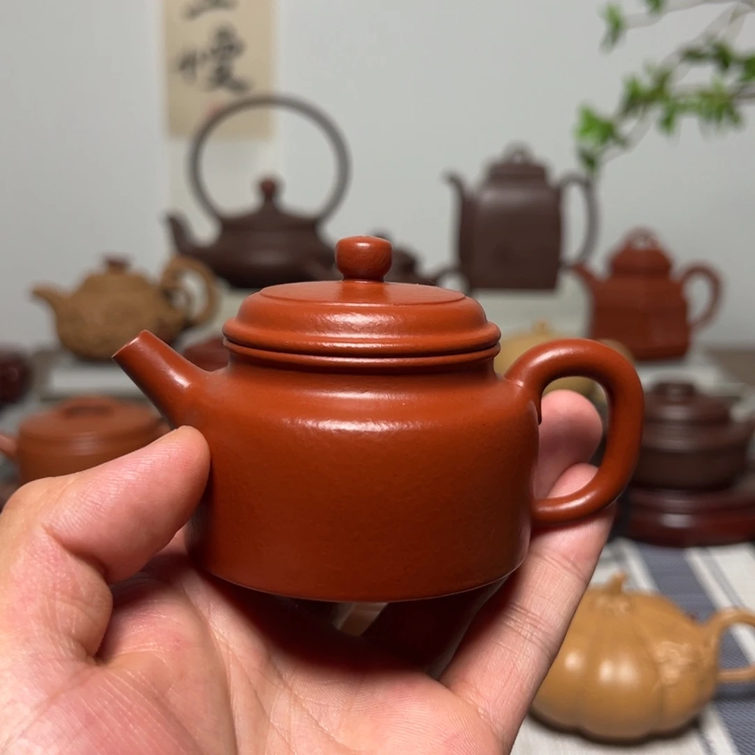茶壶紫砂小品德钟朱泥