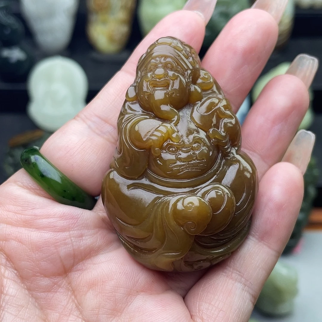 @***奇和田玉未镶嵌颈饰