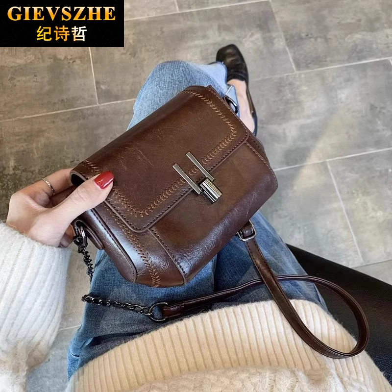 纪诗哲包包女百搭手提包斜挎包单肩包送女友老婆生日情人节礼物