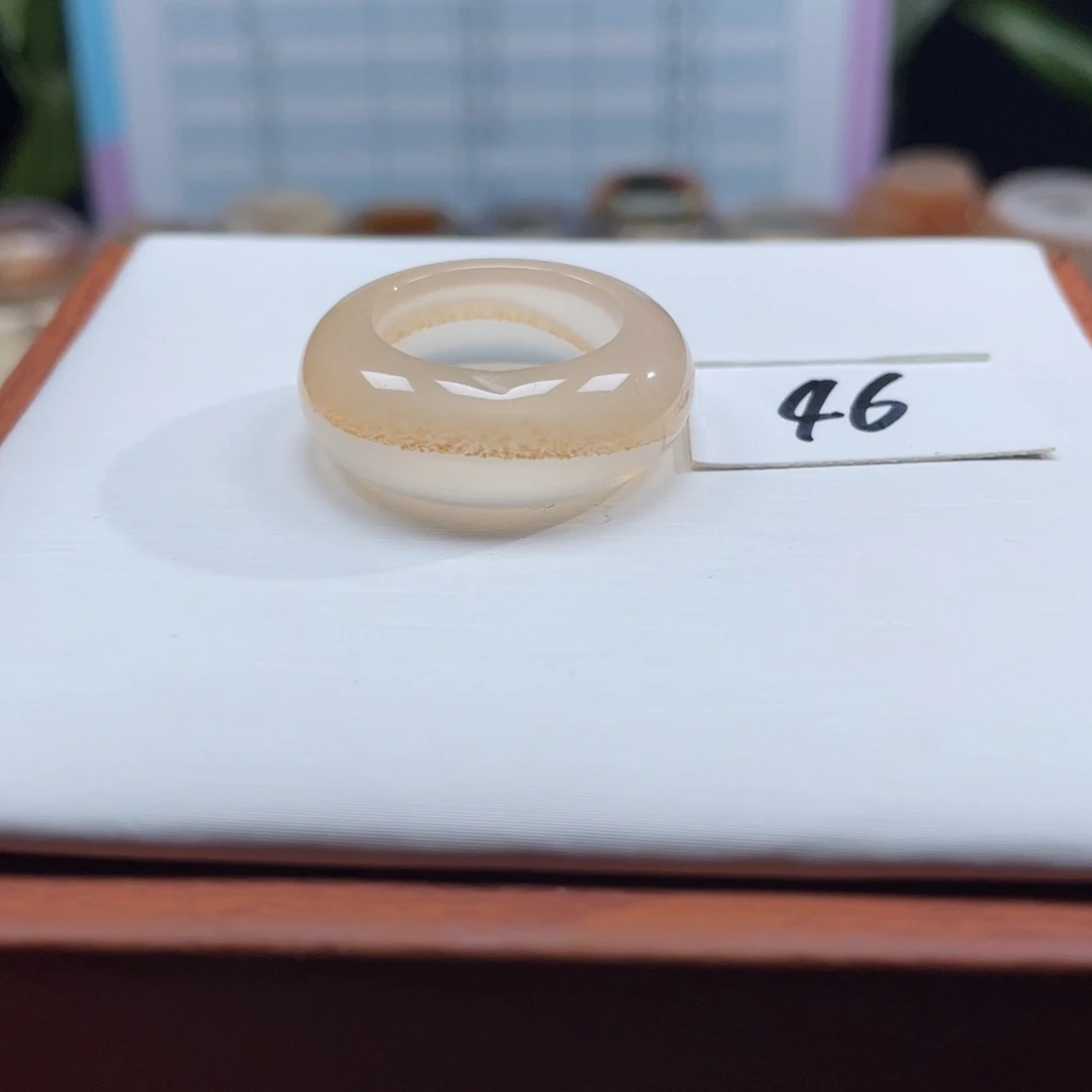 玛瑙/玉髓未镶嵌戒指Z17.3港15