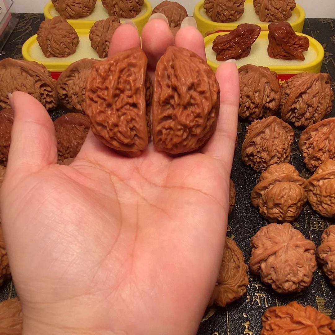 核桃文玩核桃半壁