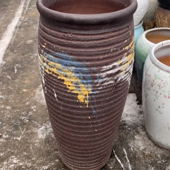 红陶口16高40瑕疵