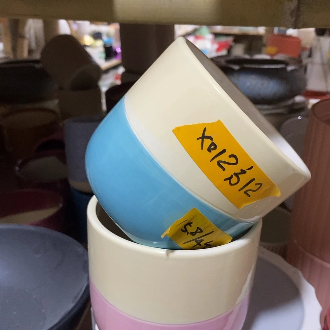 杯子陶陶盆有孔 瑕疵介意勿拍