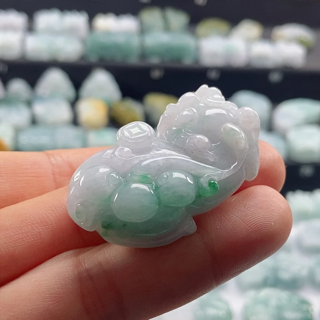 颈饰未镶嵌翡翠翡翠貔貅