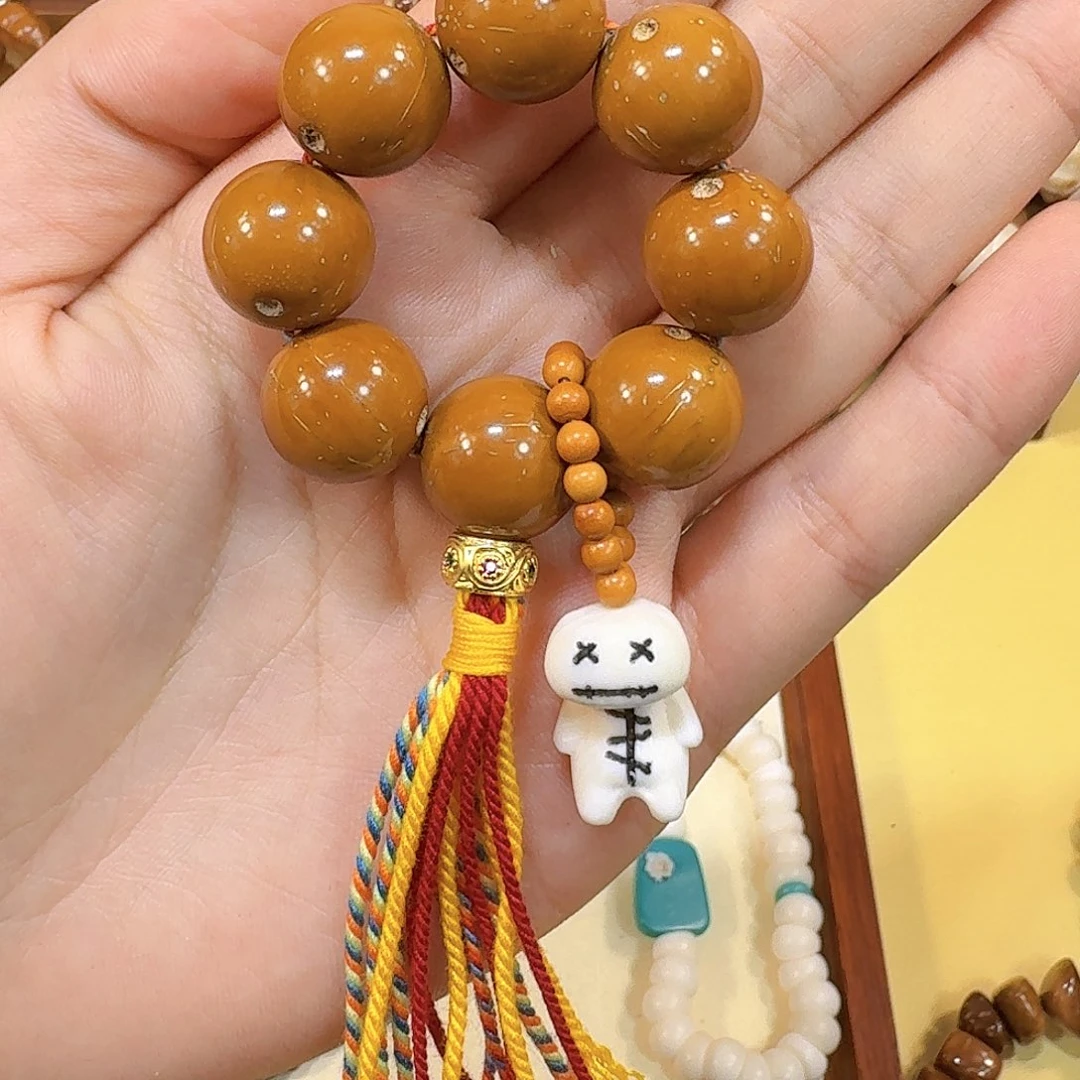 吊坠星月菩提紫金鼠手捻