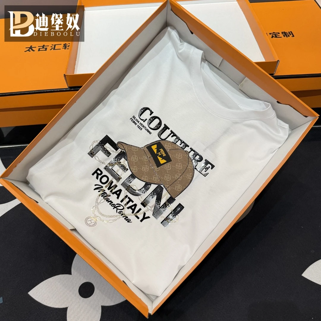 【ZB-24021】欧货高定轻奢短袖T恤男夏季上衣