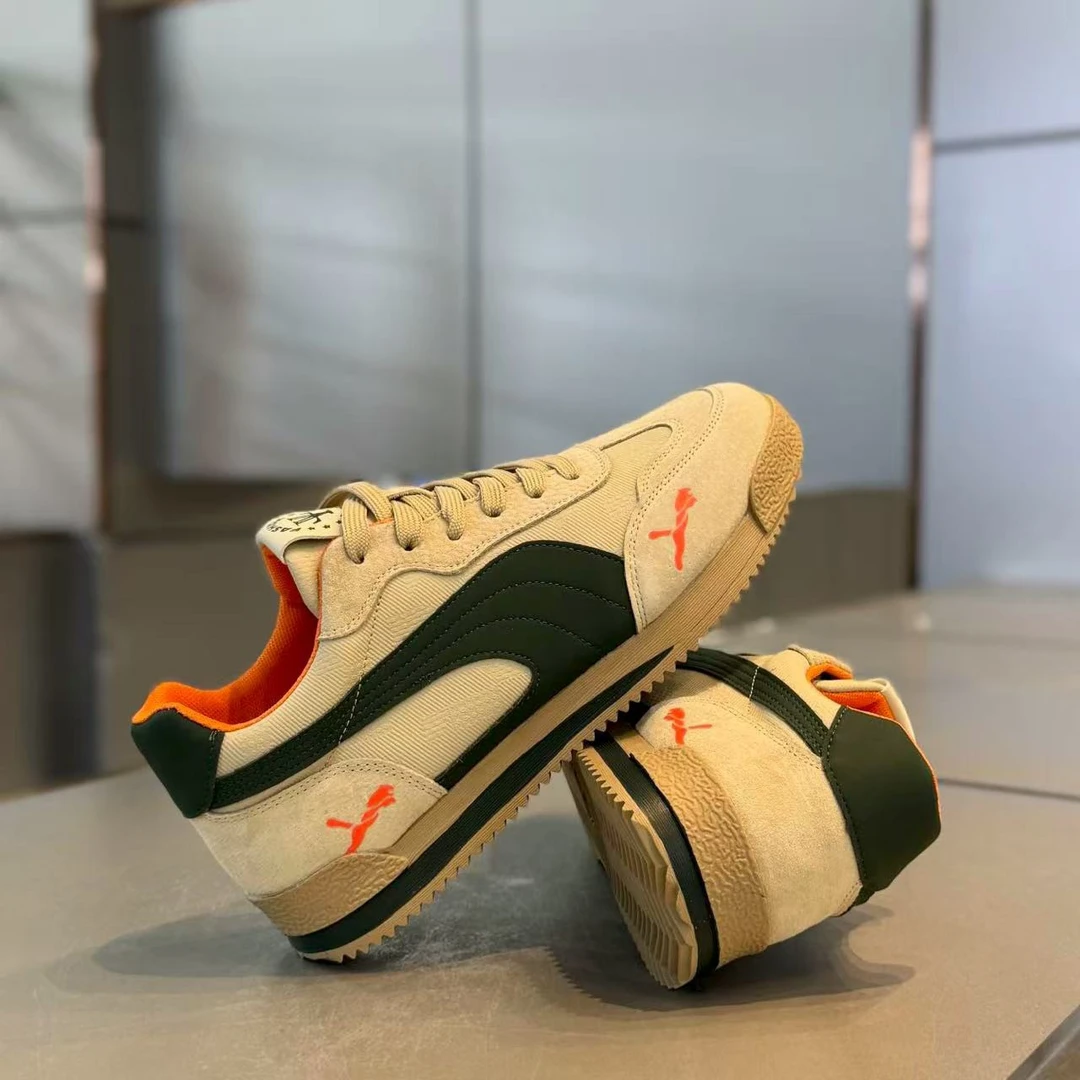 欧洲站时尚阿甘鞋2025秋季新款潮牌低帮鞋男士秋季男士纯皮阿甘鞋