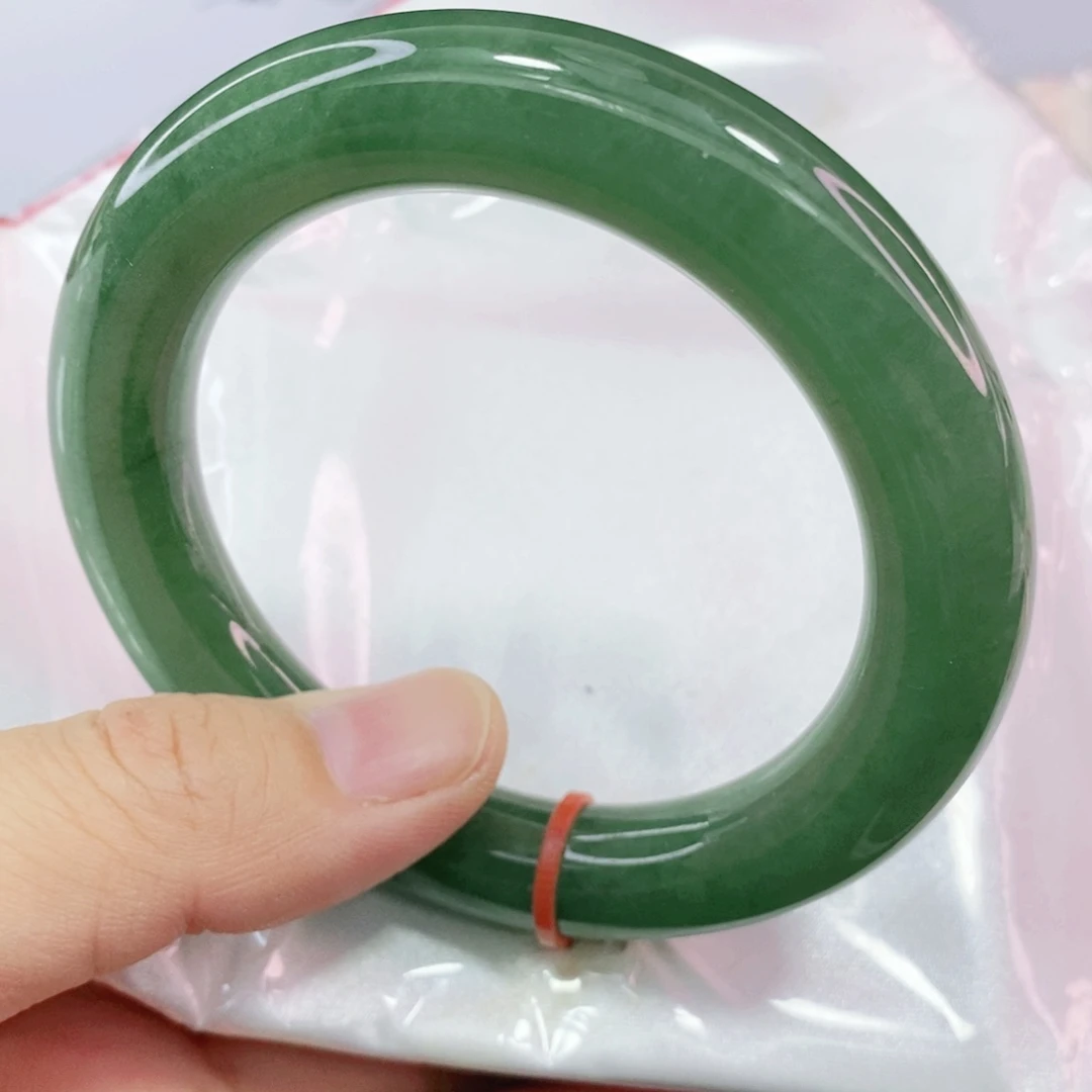 未镶嵌手镯翡翠星**业57圈口圆条
