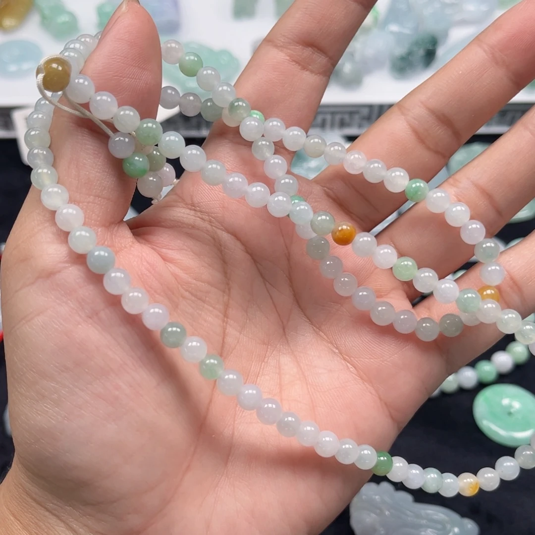 翡翠未镶嵌颈饰天然翡翠A货