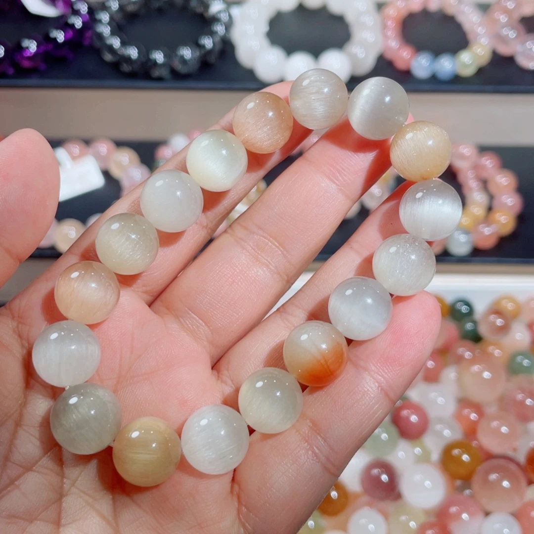 水晶手链未镶嵌兔毛手链