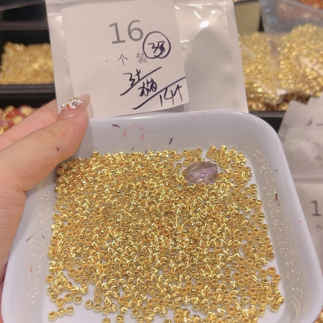 紫晶珠宝半成品银S925镀金镶嵌16