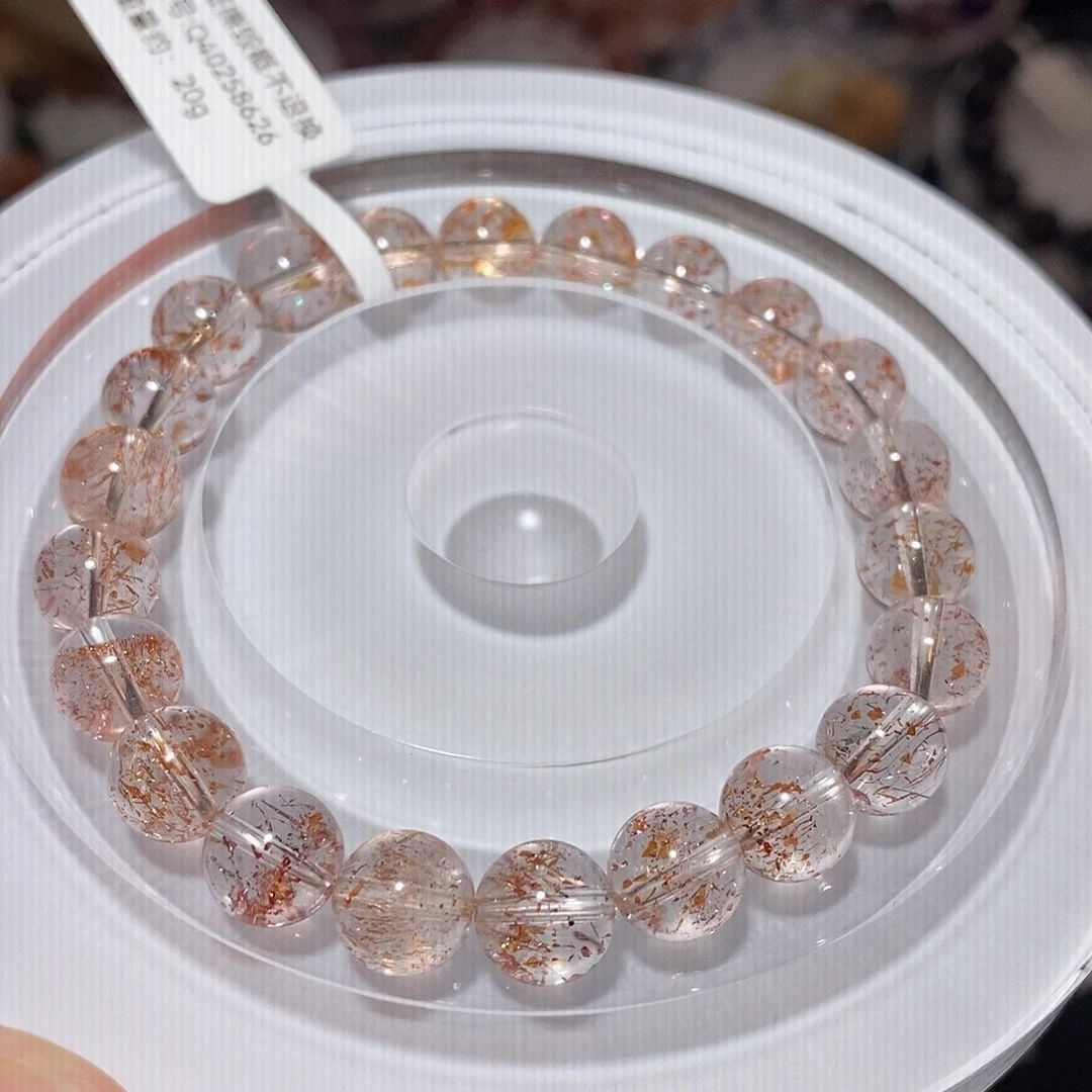 水晶手链未镶嵌F金草莓8.6