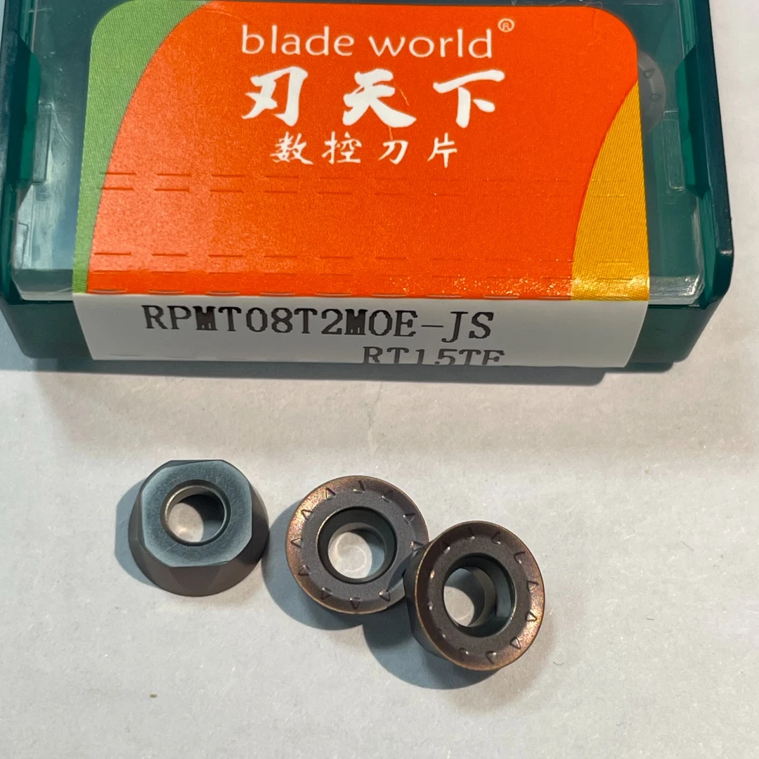 RPMT08T2MOE-JS圆形铣刀片R4/R5/R6数控刀片1204 10T3 08T2