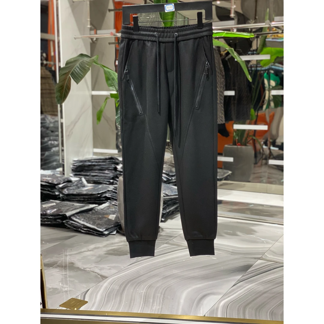 秋冬新款男款欧货轻奢时尚潮流修身简约百搭弹力 休闲裤