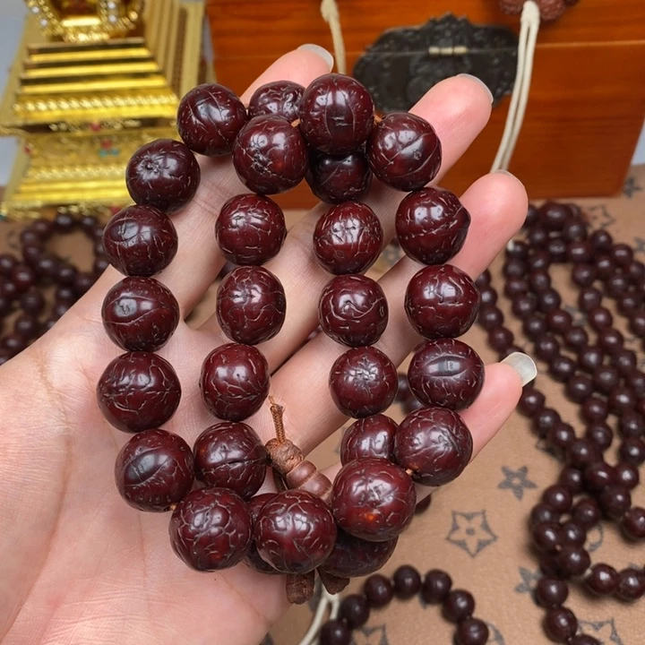 凤眼菩提吊坠手持15