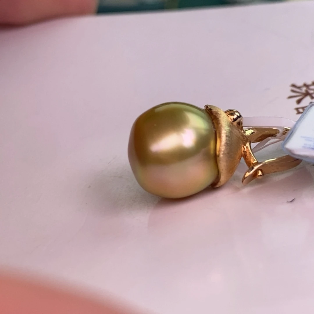 颈饰银S925镶嵌海水珍珠