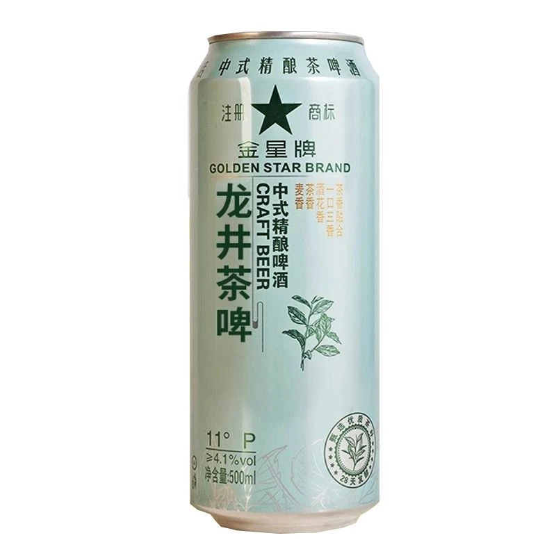 金星牌中式精酿西湖龙井味啤酒500ml
