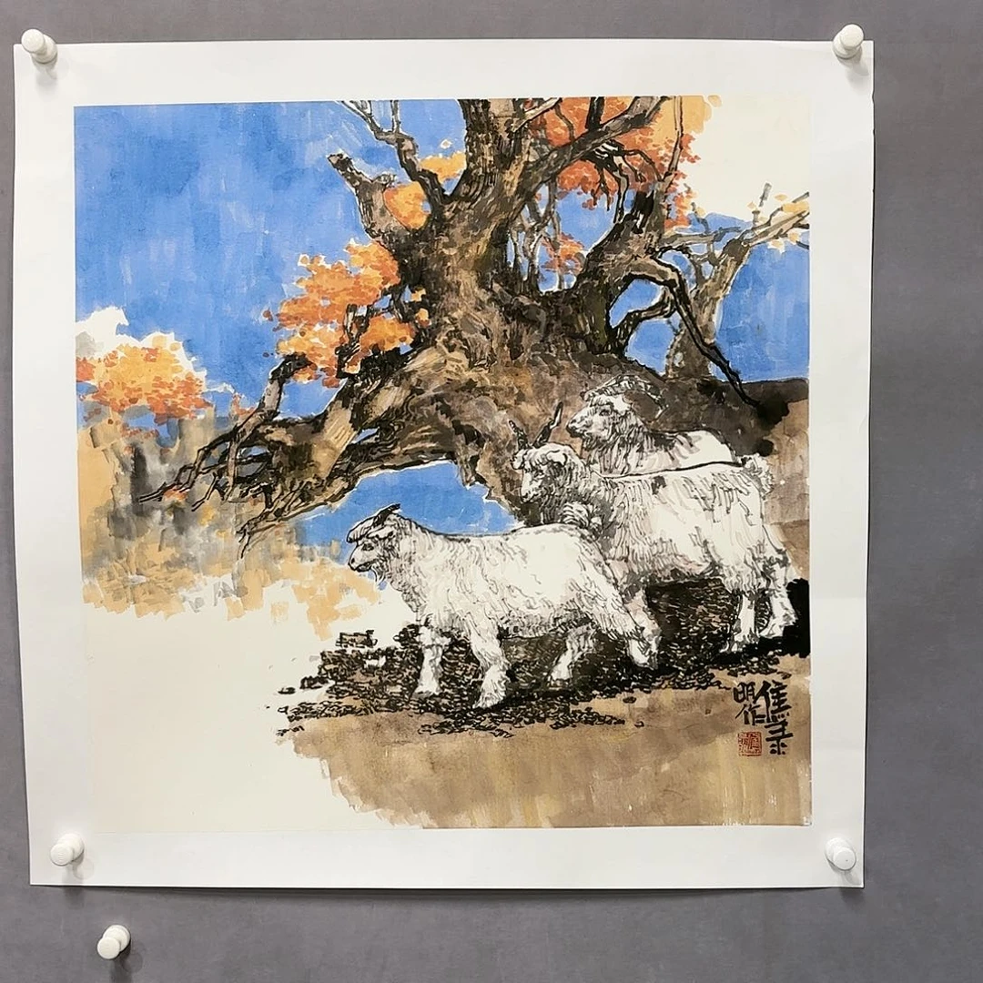 国画国画纯手绘作品请放心去藏