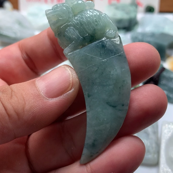 颈饰未镶嵌翡翠保真天然a货翡翠