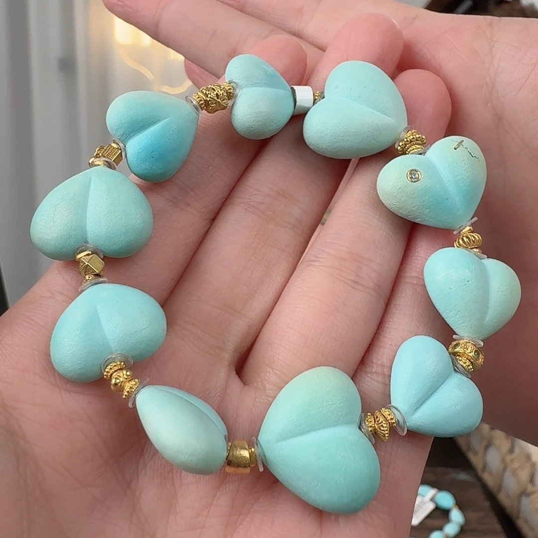 绿松石未镶嵌珠宝半成品