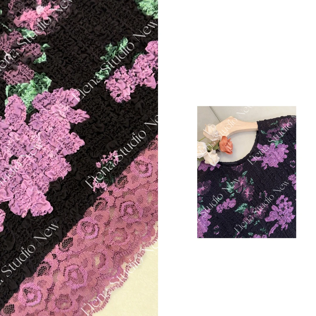 大甜甜【紫藤花】精致小众显白T百搭气质松弛感短袖DX2505-ZT317