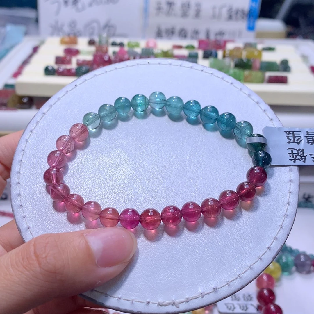 【闪购商品】未镶嵌手链碧玺7m