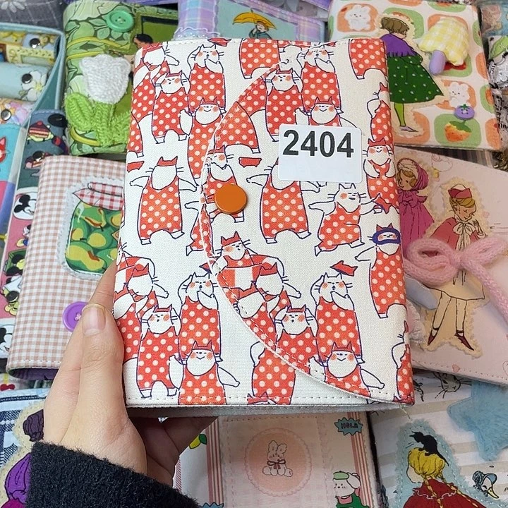 织绣A6活页不加纸2404