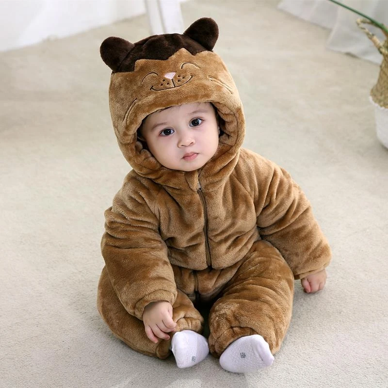 范哲萨.婴儿连身衣男女儿童哈衣冬季宝宝爬服新生儿外出服