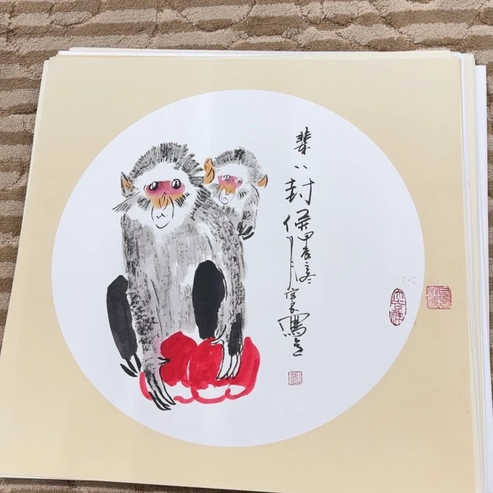 国画花鸟等多种鸟类和50.50