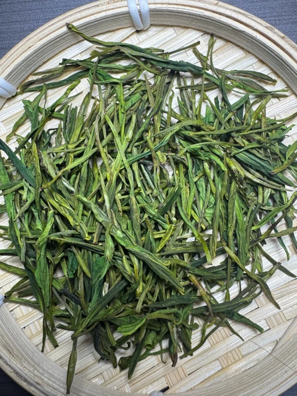 浙江安吉白车口粮茶特级茶叶豆香清甜