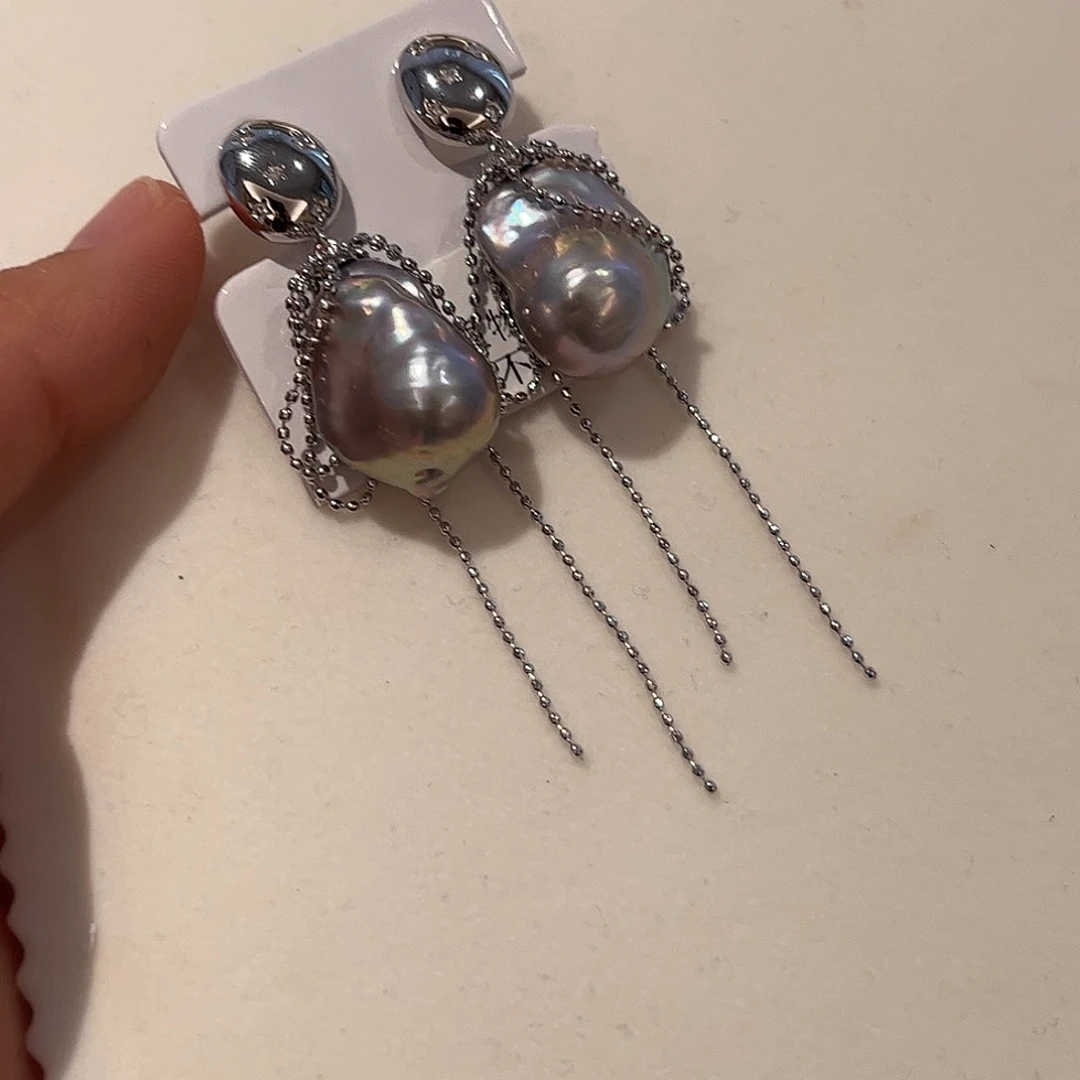 淡水珍珠合金颈饰