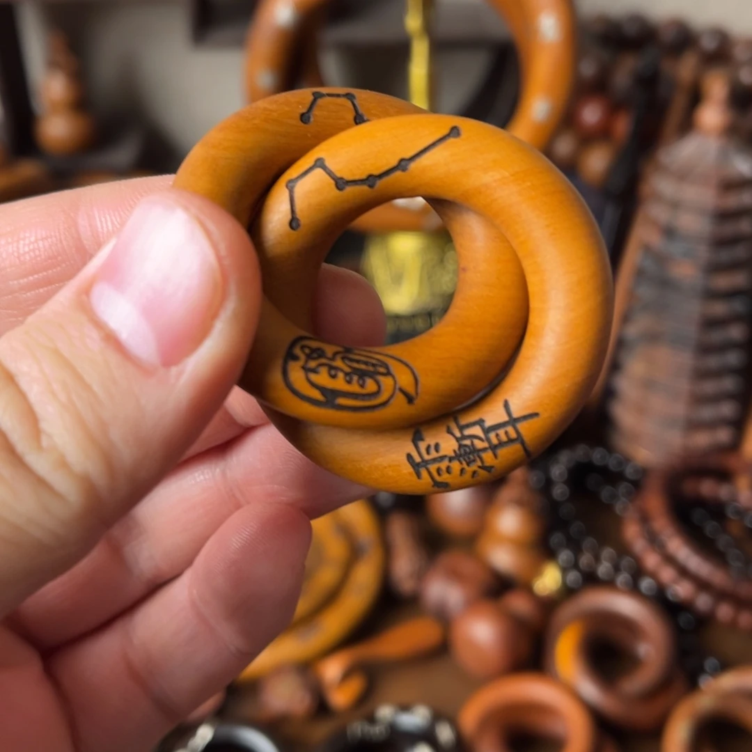 枣木老料乾坤圈金光紫薇2.5