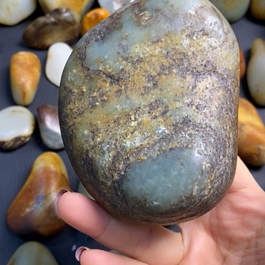 和田玉未镶嵌挂件236