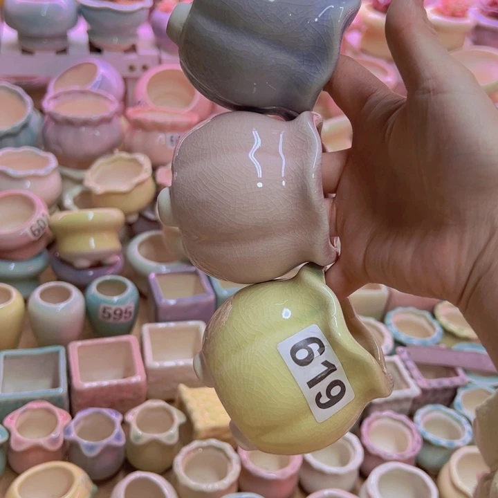 陶瓷花盆当场凑满12包邮